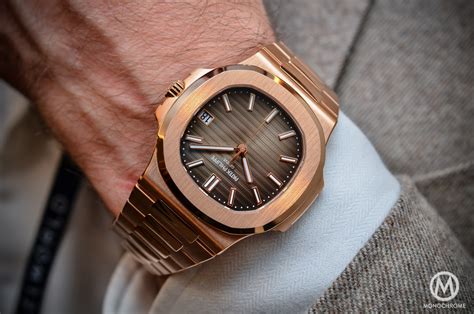 patek philippe nautilus chocolate dial|Patek Philippe Nautilus 5711 18K Rose Gold Chocolate Dial.